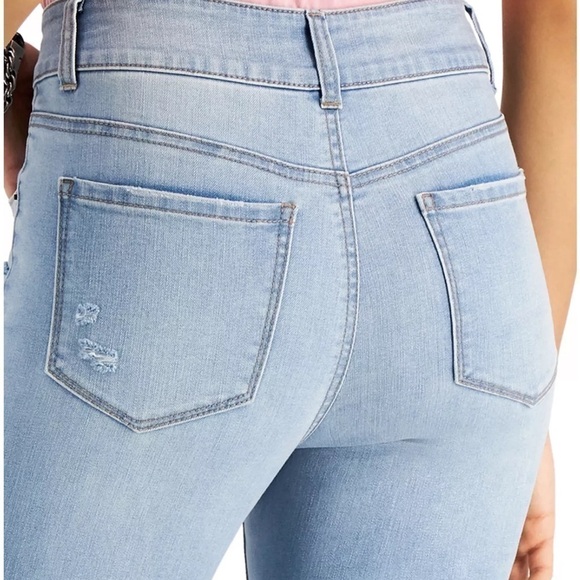 VANILLA STAR Juniors' Ripped High-Rise Jeans pants  size 7 - Picture 5 of 14